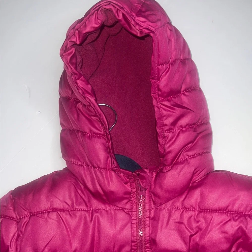 Kids Old Navy Fuchsia Puffer Jacket - Picture 3 of 8